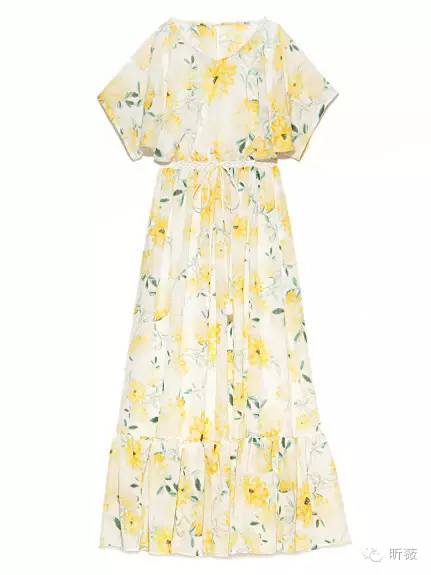 花柄裙,古着花柄裙