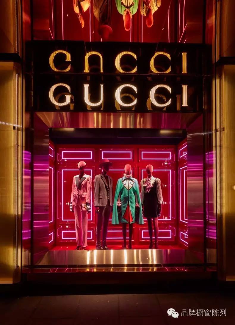 gucci服装橱窗展示,gucci最新橱窗主题