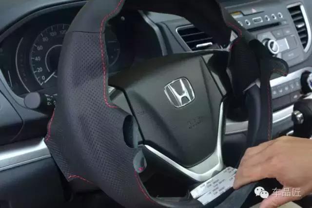 23款crv手缝方向盘套教程全过程,本田23款crv手缝方向盘套