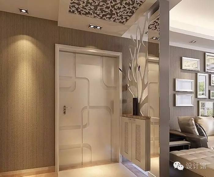 进门就是长廊怎么做隔断,大门隔断轻奢