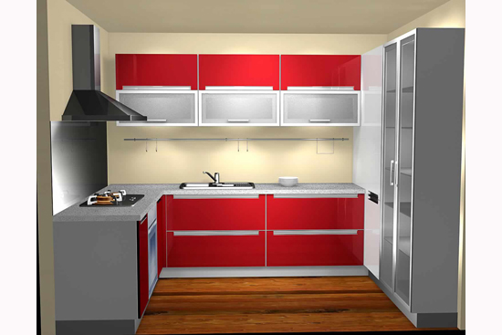 整体橱柜厂家价格表,砖夹橱柜和整体橱柜的价格