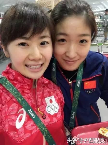 孔令金给福原爱塞饼,孔令辉福原爱