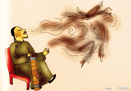 叹为观止:清朝烟民练就吐烟成画的绝技,连徐悲鸿都自叹不如