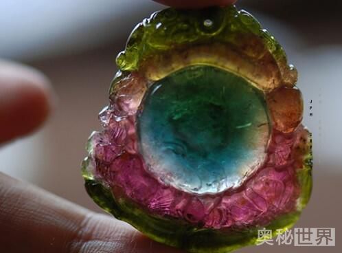 慈禧的墓中的西瓜碧玺,西瓜碧玺慈禧太后