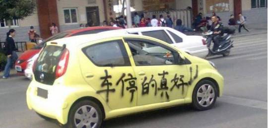 对付乱停车者的绝招,怎么对付乱停车的人