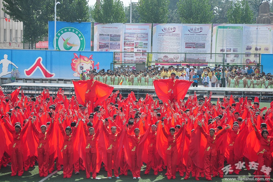 甘肃省第四届中学生运动会开幕式,甘肃省第十五届省运会开幕式图片