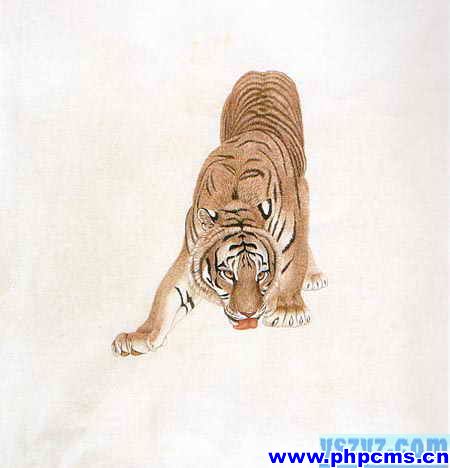 工笔虎技法,工笔虎教学