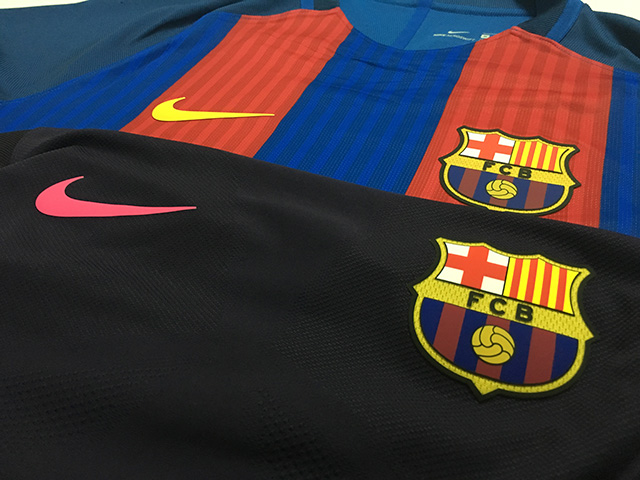 巴萨16-17赛季阵容,巴塞罗那主客场球衣