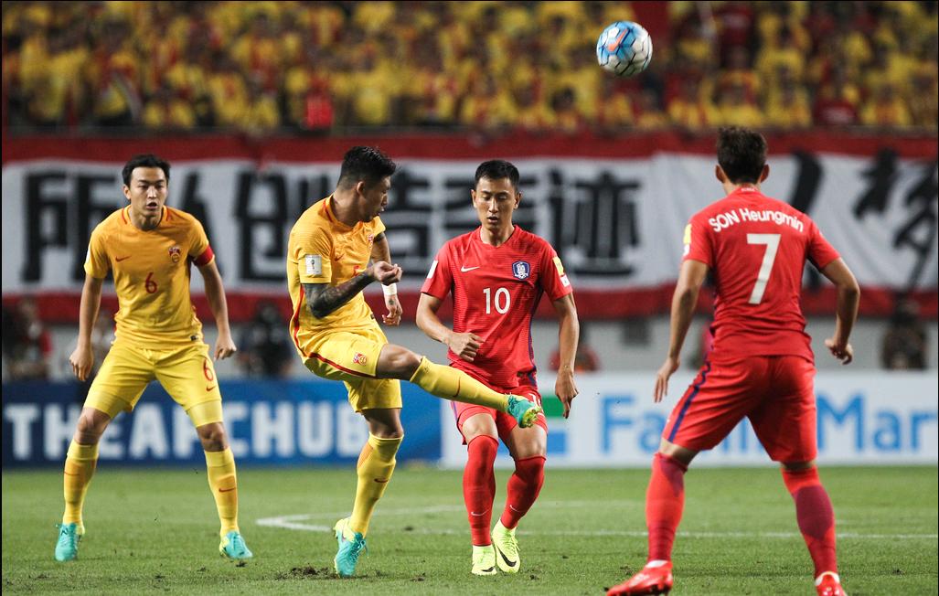 国足亚运队1-0击败韩国进球图片,u20亚洲杯国足vs韩国全场回放