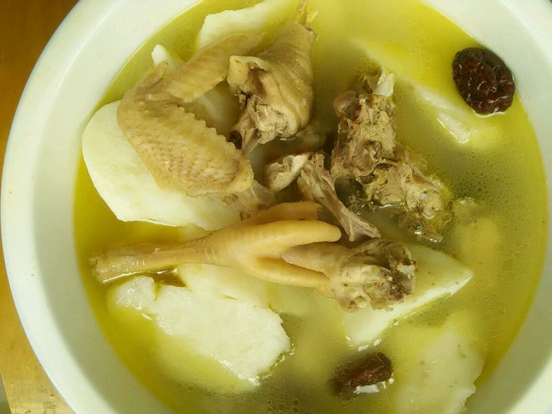 江津肉片麻婆山药山药鸡汤三样帮助促进消化美食