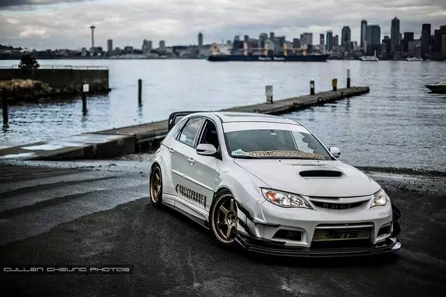 topsecret改装,国外翻新斯巴鲁翼豹sti