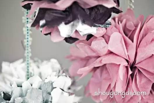 做手工花球简单又漂亮,很简单的手工花球制作方法
