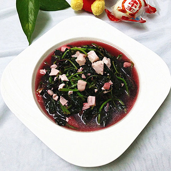 上汤苋菜皮蛋的做法,上汤苋菜教学视频