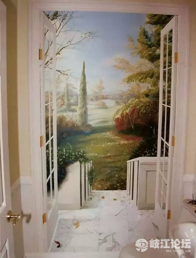 嫌白墙单调,家里墙壁太单调就试试贴点墙纸