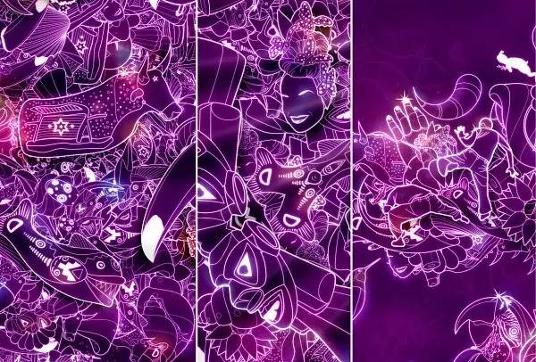 斑斓创意插画,灵动插画