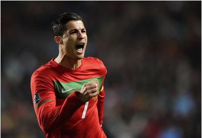 葡萄牙c罗两场梅开二度,c罗5届破门葡萄牙3-2