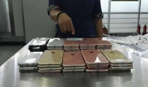 深圳海关查获100部手机,深圳海关查获一批苹果手机