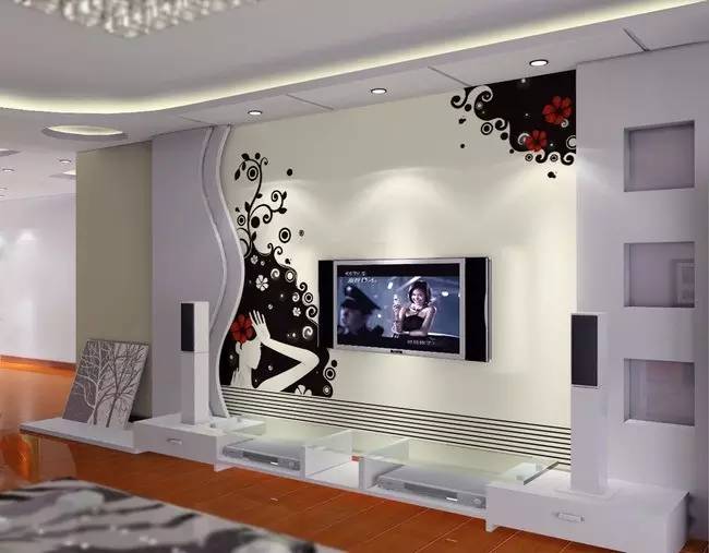 简单实用大面积电视背景墙,不踩坑的电视背景墙