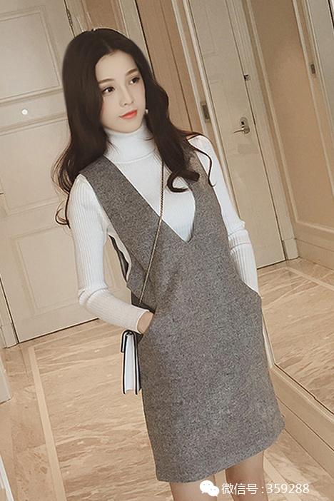 打底衫吊带内搭秋冬高档第一名,低领时尚镂空打底衫配皮衣内搭