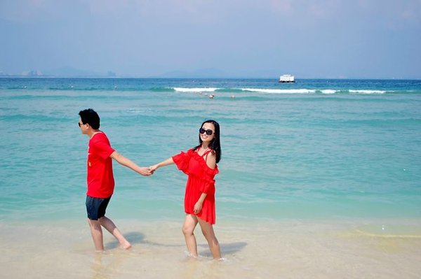 带着婚纱去三亚,带着婚纱旅行厦门