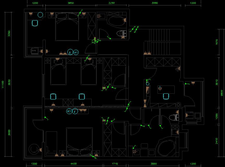 装修水电图纸正确看法,住宅装修关于水电方面的干货介绍