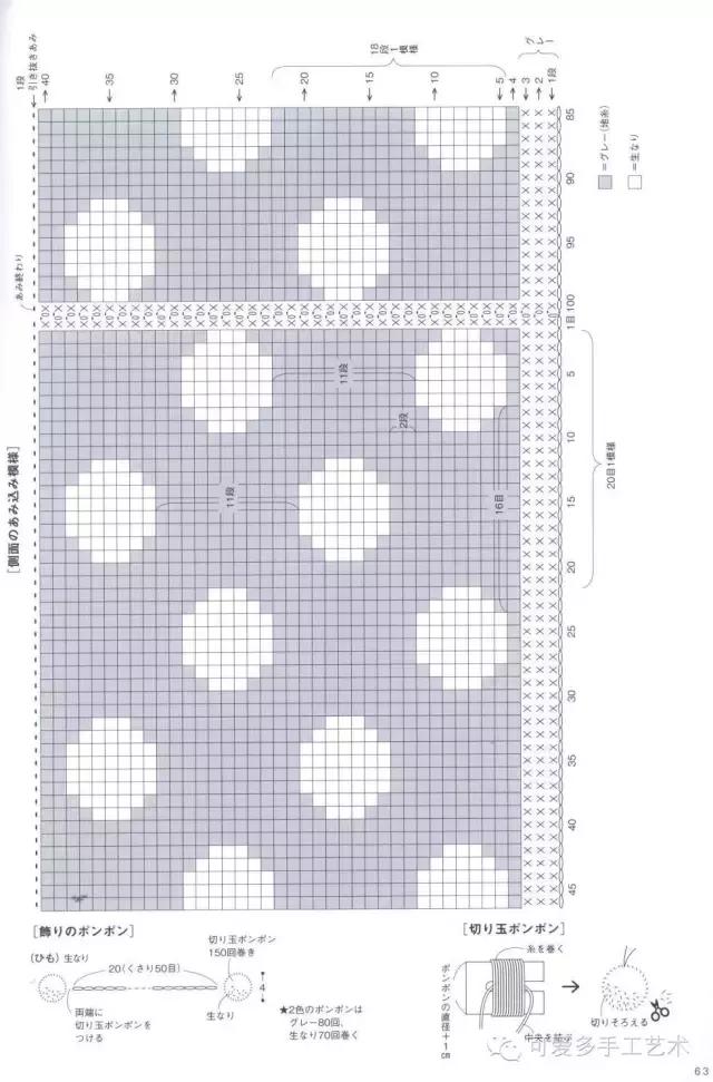 蛋糕草莓包包钩针编织图解,单肩斜挎钩针包包图解大全