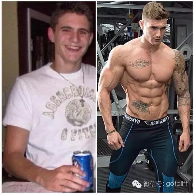 肌肉最猛而且非常帅的肌肉男,180斤胖子和180斤肌肉男对比图