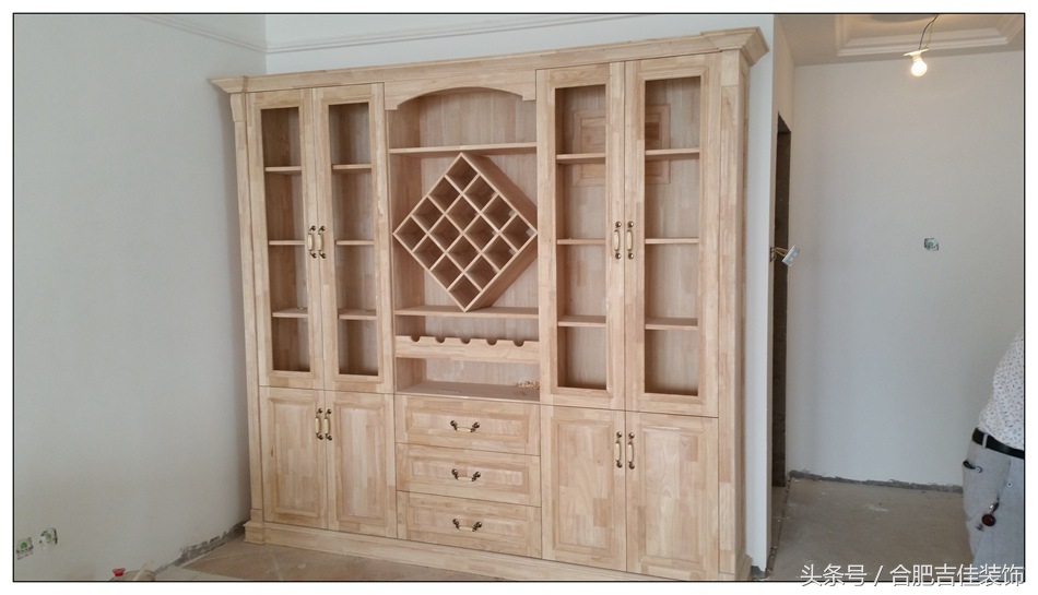 橡胶木指接板家具效果图,老王看装修