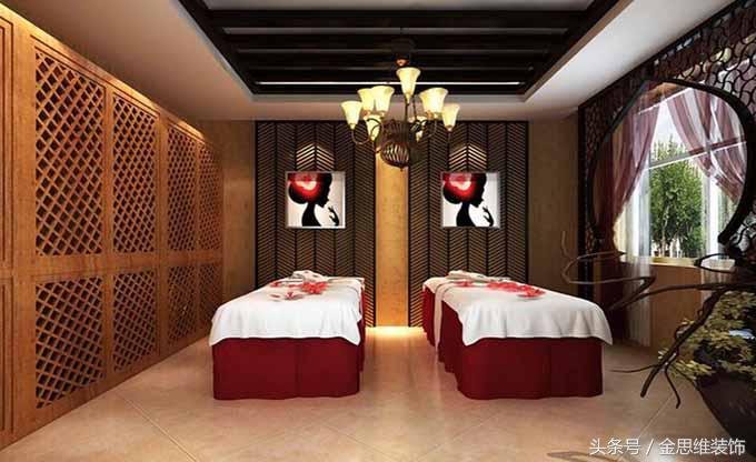 美容院装修效果图网红风格,60平方轻奢美容院装修风格大全