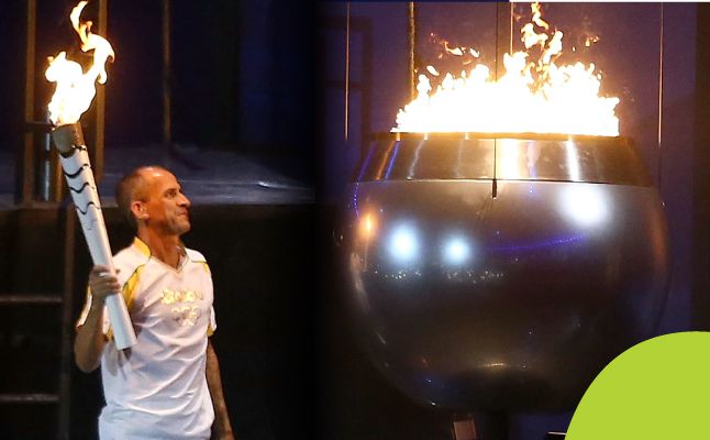 贝利签名足球奥运火炬里约奥运物品拍卖你想入手一件吗？