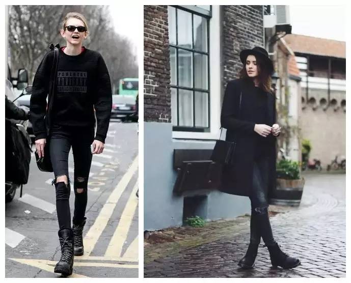 一双马丁靴两种形态,一双有质感的马丁靴