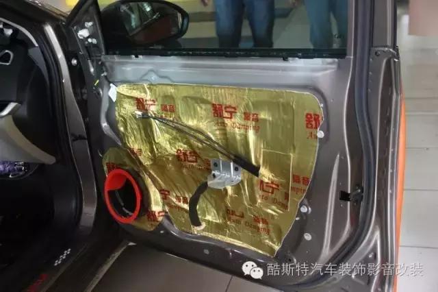 别克英朗音响喇叭无损改装,别克英朗车门音响