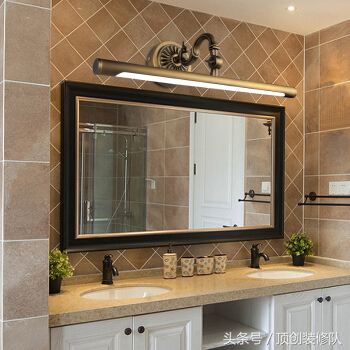 欧普卫生间镜前灯拆卸视频,卫生间镜前灯效果图大全集