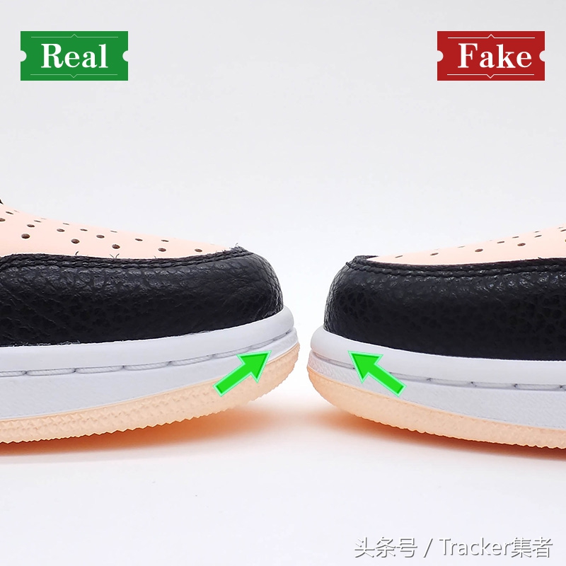 aj1黑粉脚趾真假对比,aj1黑粉脚趾low发售