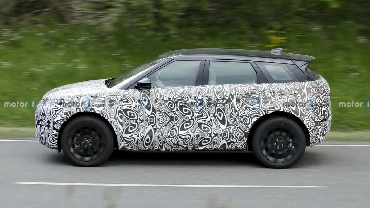 全新揽胜极光内饰图,揽胜极光的外形具有极强的未来感