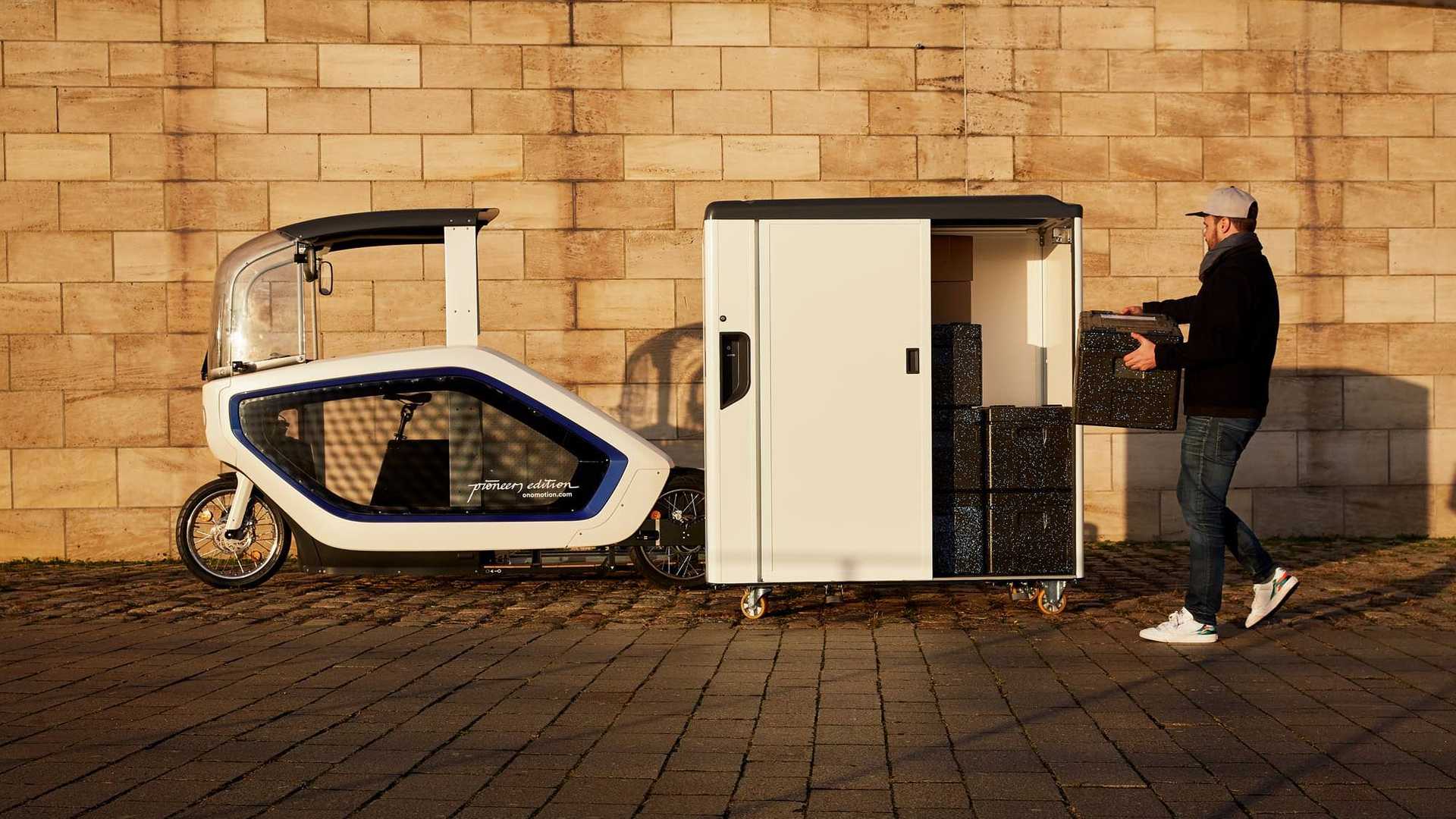 平常蹬着，必要用电，德国初创ONO电动三轮送货车发布