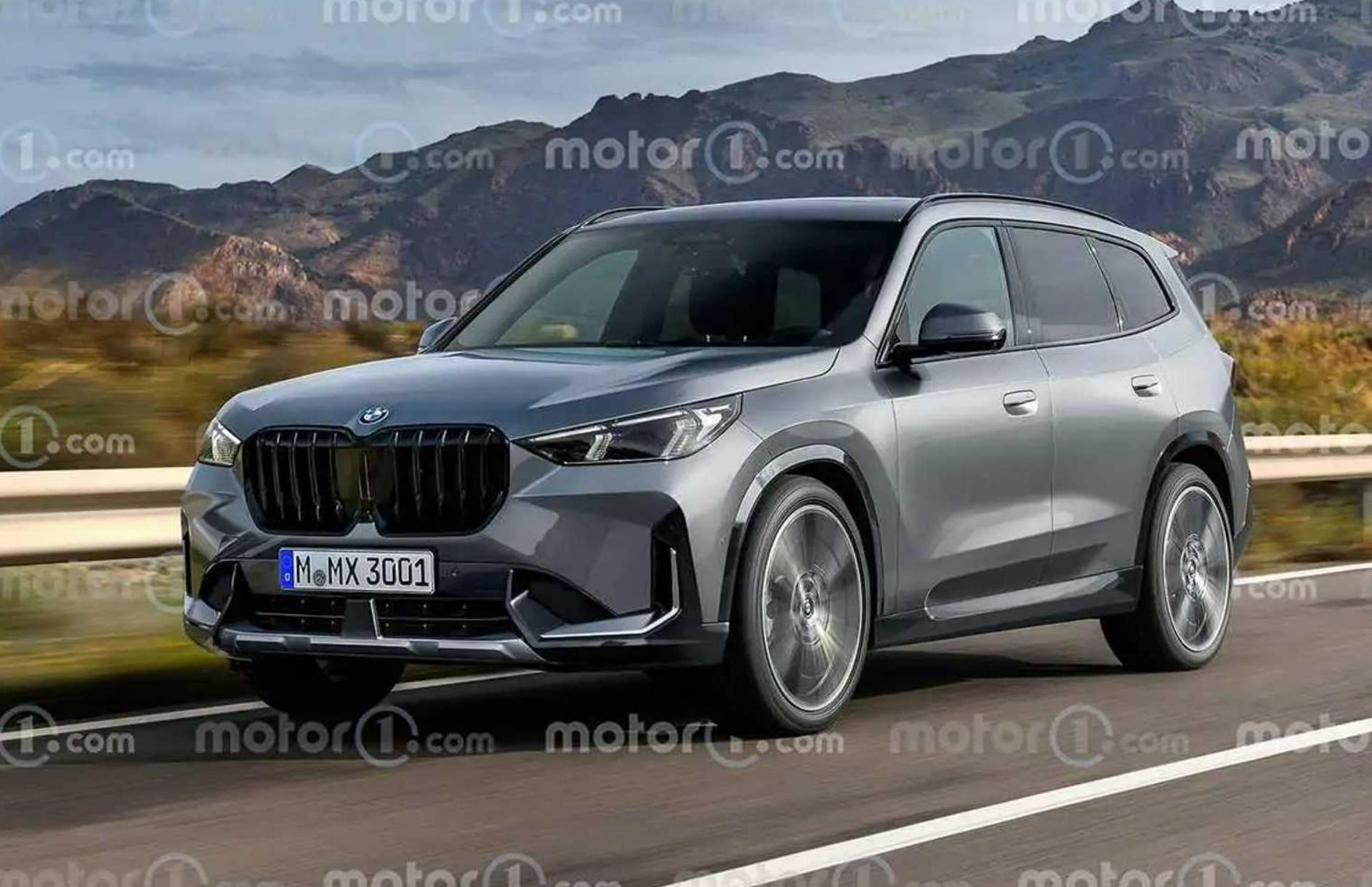 宝马x3双联屏,曝新一代宝马x3官图