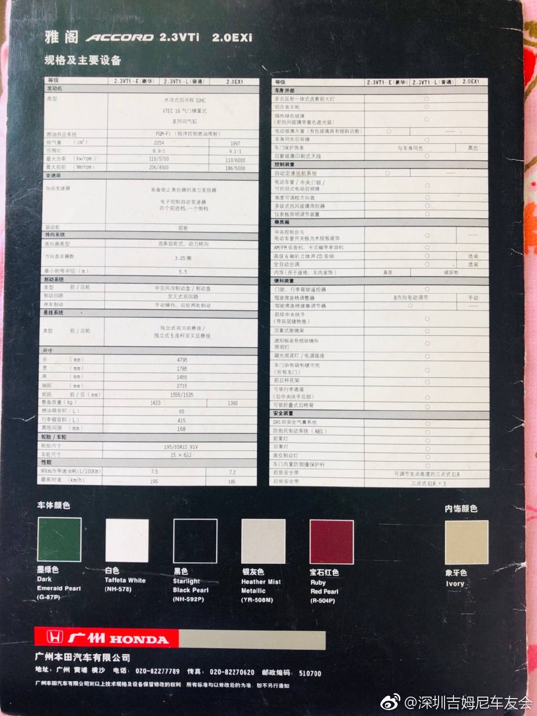 时光机器——纪念拥有广本第六代雅阁一周年