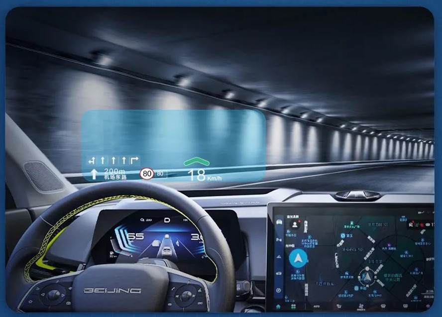 arhud抬头显示测评,北京魔方hud抬头显示