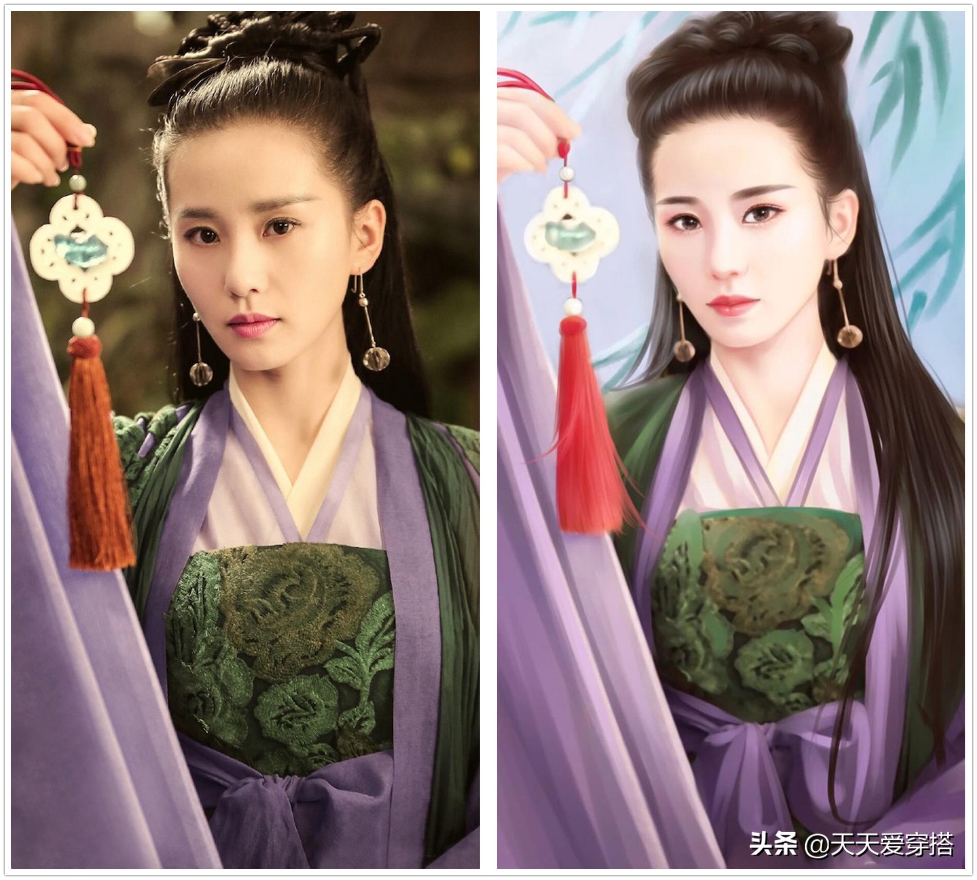 古装精美图刘亦菲,赵丽颖杨紫热巴杨幂唐嫣