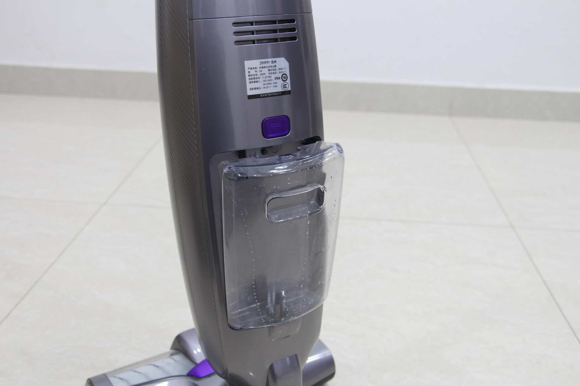 吉米洗地机x8怎么一键自清洁,吉米jimmy智能洗地机x8速干无线