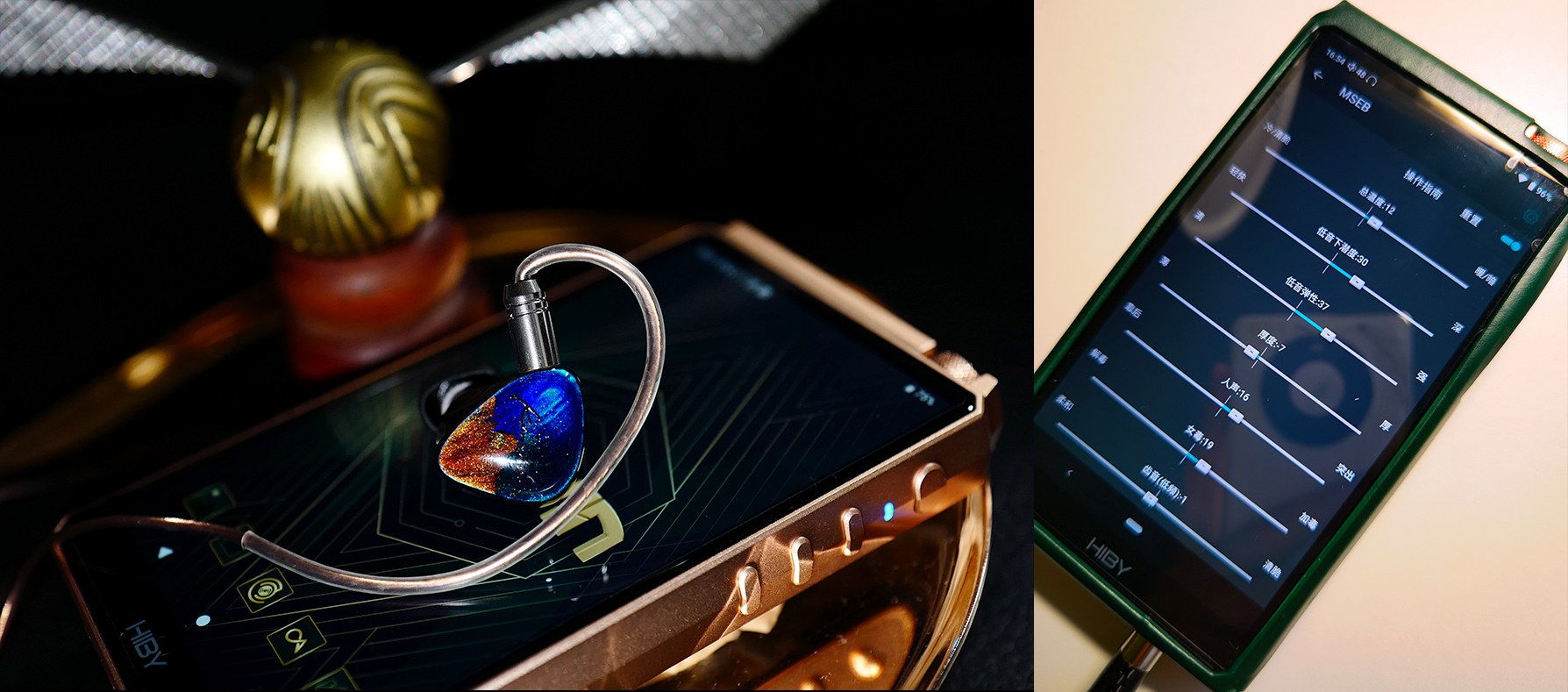 便携播放器海贝rs6跟山灵m6对比,海贝hibyrs6播放器测评