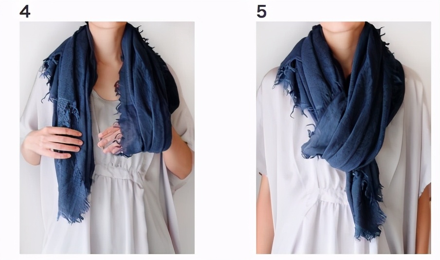 跟上流行必学的15种秋冬围巾系法!天天系出不一样的围巾