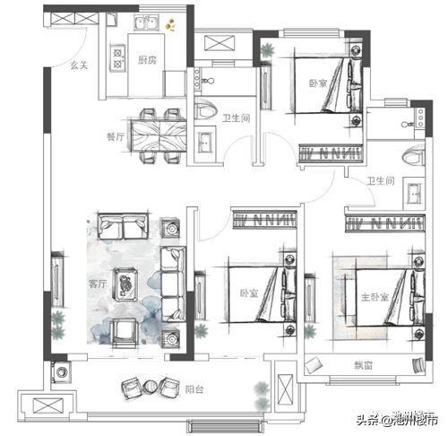 池州中梁印江南沙盘,池州中梁印江南样板区