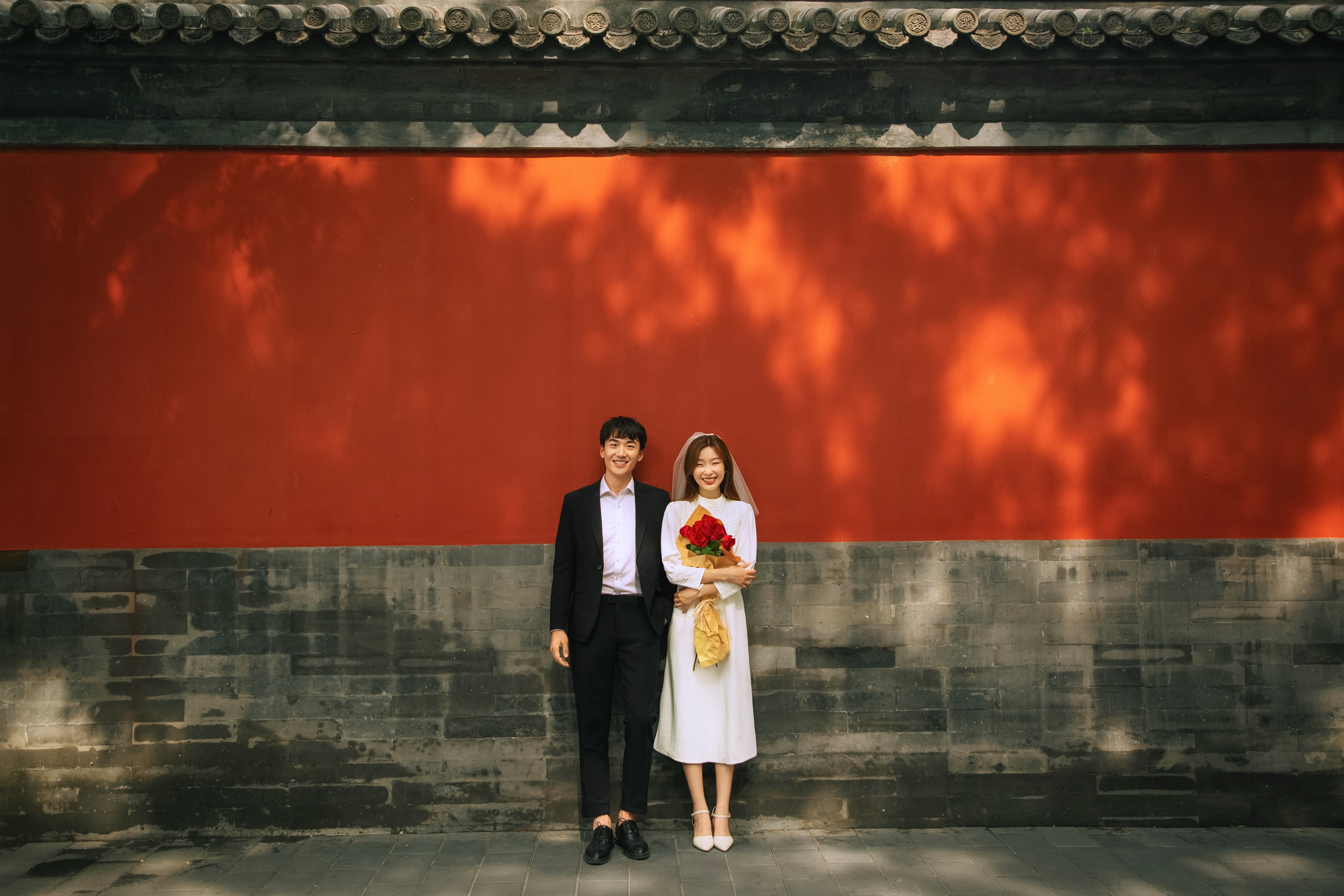 北京婚纱照怀旧,北京婚纱照外景有古典特色