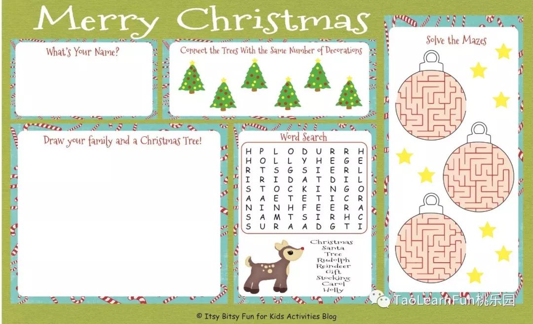 不花钱的早教四岁,早教圣诞节