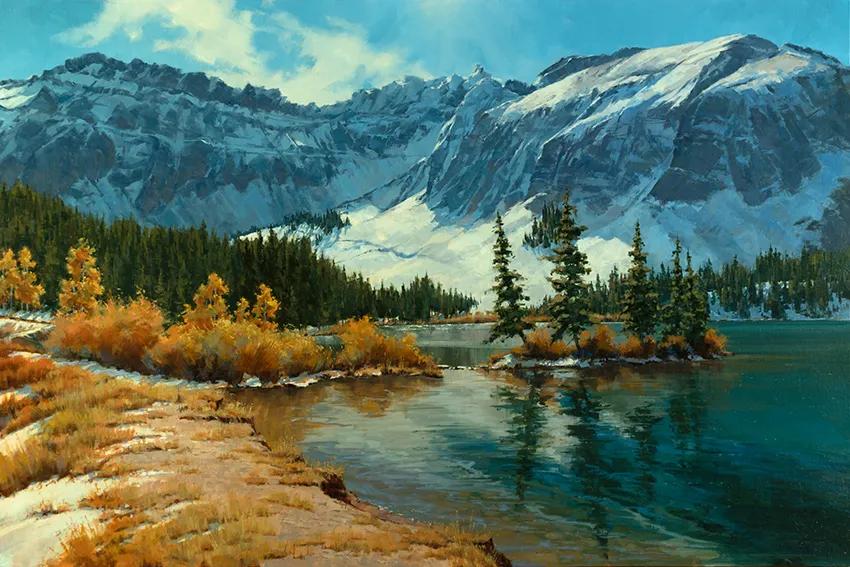 绝美风景油画教程,最灵动的风景油画