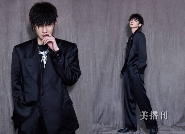 王源锡纸烫帅出新高度,渣男锡纸烫橙棕色