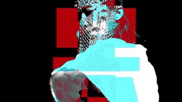 蔡依林的18年老粉儿,蔡依林一身红蓝