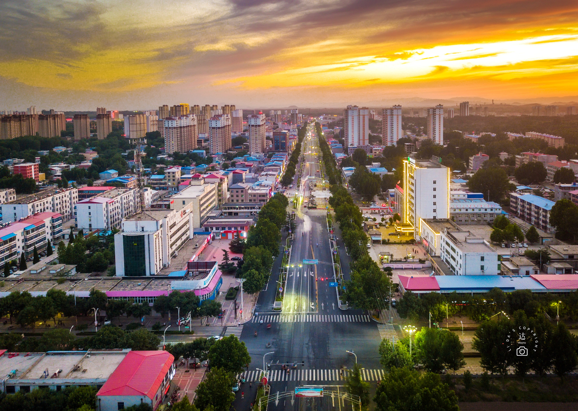 曲阳县城全景视频,曲阳县城高清地图